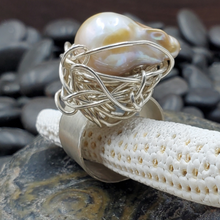 Baroque Pearl Wrap Ring