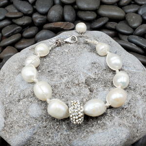 Pearl Pave Crystal Bracelet