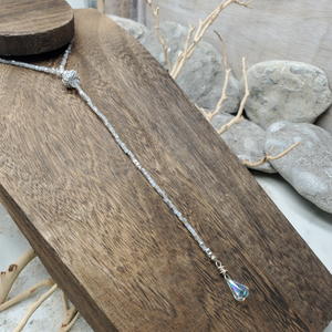 Swarovski Crystal Lariat Choker Necklace